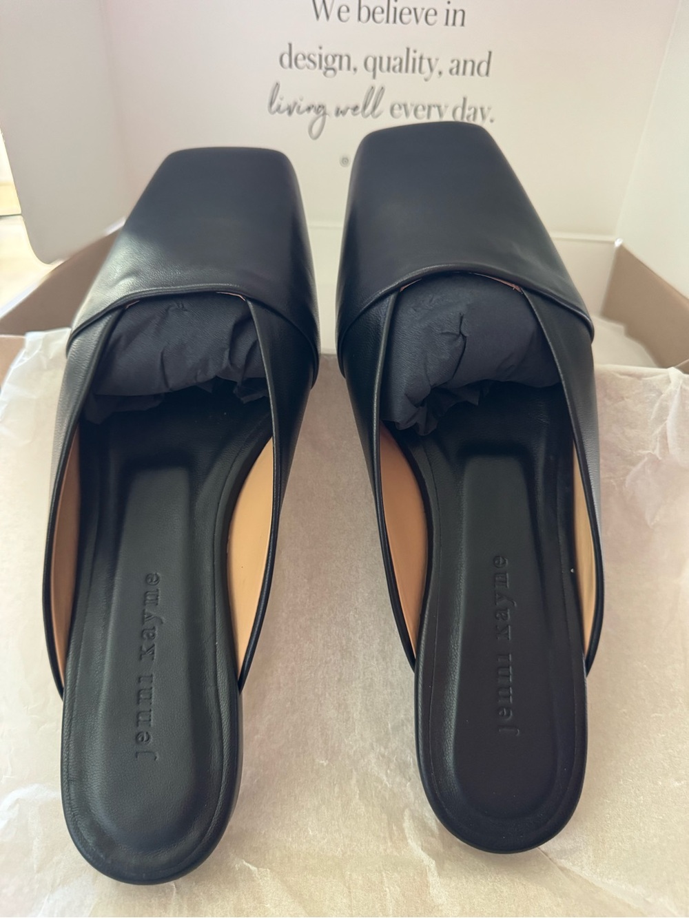 Jenni Kayne Black Mia Mule -Size 9 (40) - Picture 3 of 8